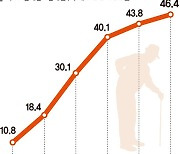 65세이상 인구 950만명… 2년 뒤면 5명중 1명꼴 [초고령 사회 진입]