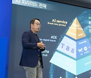 유영상 SK텔레콤 대표 “AI 골드러시 시대 곡괭이와 청바지 팔겠다”