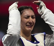 APTOPIX China Asian Games Taekwondo