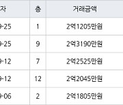 수원 인계동 신반포수원 42㎡ 2억3190만원에 거래