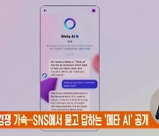 AI 챗봇 경쟁 가속…SNS에서 묻고 답하는 '메타 AI' 공개