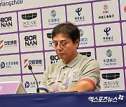 '5-1 대승'에도 쓴소리…황선홍 "다시는 이런 경기 안 봤으면" [AG 일문일답]