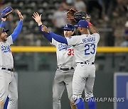 Dodgers Rockies Baseball