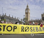 Britain Protest Rosebank