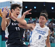 男 3x3 농구, 3·4위전서 몽골에 패...2연속 입상 무산