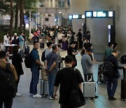 인천공항 북적