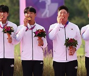 한국 남자 골프, 아시안게임 단체전 금메달…임성재 개인 은메달