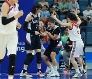 女농구, 대만도 87-59 격파···‘3연승’ 조 1위로 8강 진출[항저우AG]