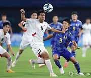 [아시안게임] 북한 남자축구, 일본에 져 4강 진출 실패
