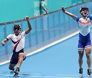 [아시안게임] 한국 롤러스케이트, 남자 3,000m 계주 은메달