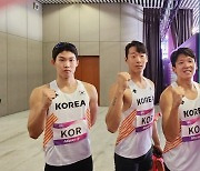 한국신과 0.01초 차…아시안게임 육상 남자 400ｍ 계주 예선 2위