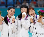 롤러스케이트 여자 3,000m 계주 은메달