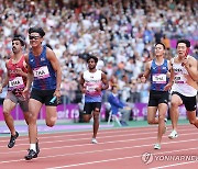 [아시안게임] 한국신과 0.01초 차…김국영 등 육상 남자 400ｍ 계주 예선 2위