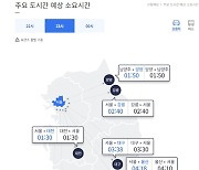 연휴 마지막날 고속도로 정체 모두 해소…부산→서울 '4시간30분'