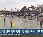 ‘2023 양양 연어송이축제’ 등 가을 축제 이어져