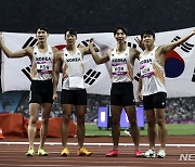 남자 400m 계주 동메달 쾌거