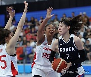 [아시안게임] 한국 여자농구, 일본에 패배…북한과 3-4위전 재대결