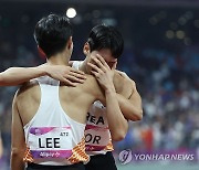 남자 400ｍ 계주 3위로 동메달 획득