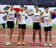 Korea take bronze in 4x100 relay for first medal finish since 1986