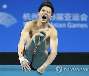 APTOPIX China Asian Games Diving