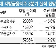 3대 지방금융지주 3Q 흐림…자산건전성 악화 '충당금↑'