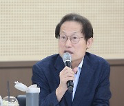 급식 운영 간담회하는 조희연 교육감