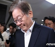 이재명 대표 '다시 병원으로'