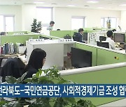 전라북도-국민연금공단, 사회적경제기금 조성 협력