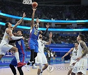 APTOPIX China Asian Games Basketball