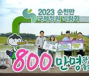 '가을꽃 절정' 순천만정원박람회 목표 관람객 800만 달성