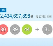 속초서 로또 1등 나왔다… 전국 11명, 당첨금 각 24억3천만원씩