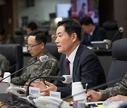 신원식 국방장관, 취임 후 첫 주요직위자 화상회의 주관