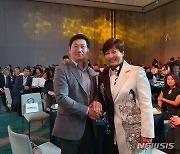 이상일 용인시장, ‘2023 박세리 월드매치’ 박세리 감독 응원