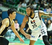 프로농구 KT, KBL 컵 대회 1차전서 상무에 완승