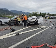 담양에서 차량 정면충돌