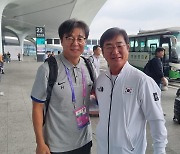 [아시안게임] '동반우승' 야구 류중일·축구 황선홍 감독 "계속 우승하시라"