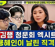 [뉴스하이킥] 용혜인이 전하는 김행 '엑시트' 전말.. "김행방지법 만들 것"