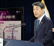 [포토] 이주호 교육부 장관, 2028 대학입시제도 개편 시안 발표