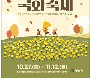 양산국화축제, 27일 개막…"국화작품 5만 2천여 점 선보여"