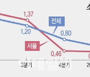 강남 상가도 '수익률 0%' 못 피했다