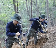 51보병사단, 모락산 일대에서 전사자 유해발굴 진행