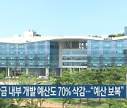 새만금 내부 개발 예산도 70% 삭감…“예산 보복”