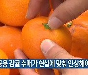 “가공용 감귤 수매가 현실에 맞춰 인상해야”