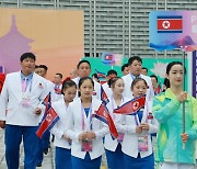 항저우 아시안게임 10위 북한…선수단장 “괜찮은 성적”