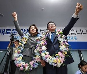 野진교훈, 강서구청장 당선 유력···이재명 "엄중한 심판"