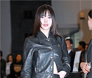 [MD포토] 있지 류진 '가을은 역시 가죽 패션'