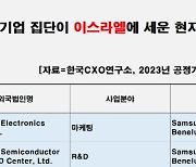 "삼성 등 국내 대기업 4곳, 이스라엘 법인 8개 운영"