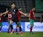 한국 18세 이하 축구 대표팀, 모로코와 1-1 무승부