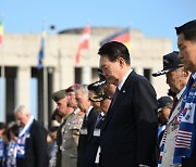 中 발끈했던 장진호 전투…尹, 기념식 참석해 "강한 한미혈맹"