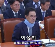 [2023 국감] 국감장에 깁스하고 나타난 이성희 회장